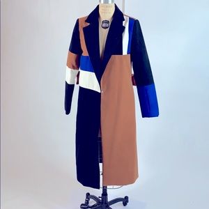 Color Block Coat